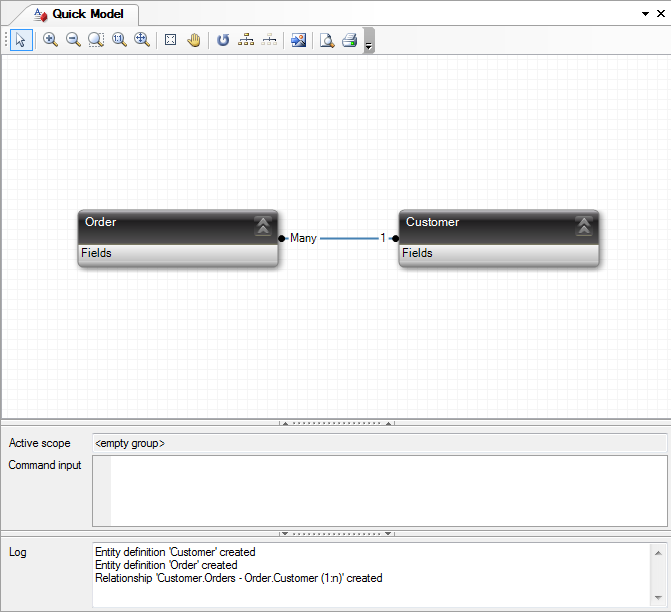 Command input